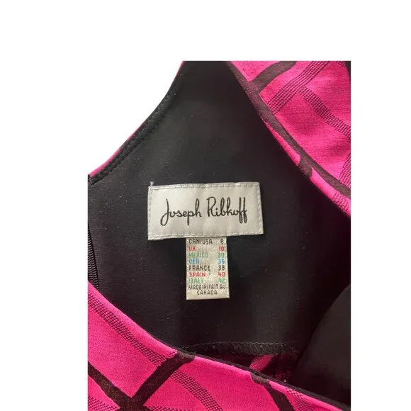 Joseph Ribkoff Sheath Dress Pink Size 8 - Picture 3 of 14